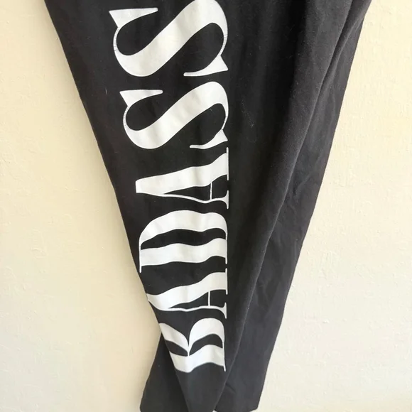 Torrid Women's Black & White BADASS Leggings Plus Size 2 - Picture 5 of 5